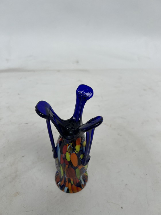 Image 1 of Vintage Fratelli Toso Murano Glass Vase