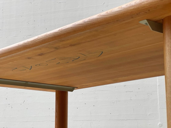 Vintage Solid Wood Table - Ash - 1970s – Dining tables (photo 6 of 9)