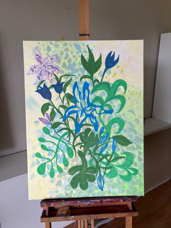 Image 1 of Heartbreak 1 - Painting (Flowers, Floral) - 55 x 75
