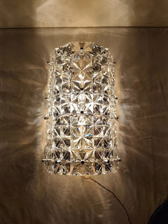 Image 1 of Applique da parete in cristallo. Germania, anni '70.