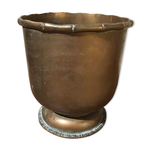 Cache pots en laiton