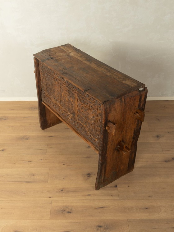 Antico baule nuziale turkmeno – Armadi contenitori, Wood (photo 9 of 9)