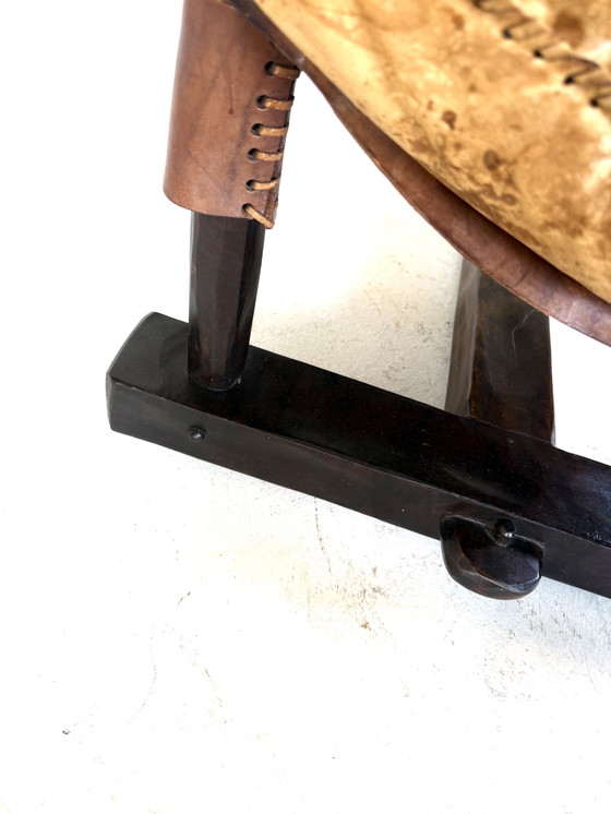 Image 1 of Brazilian Brutalist three-legged armchair '60