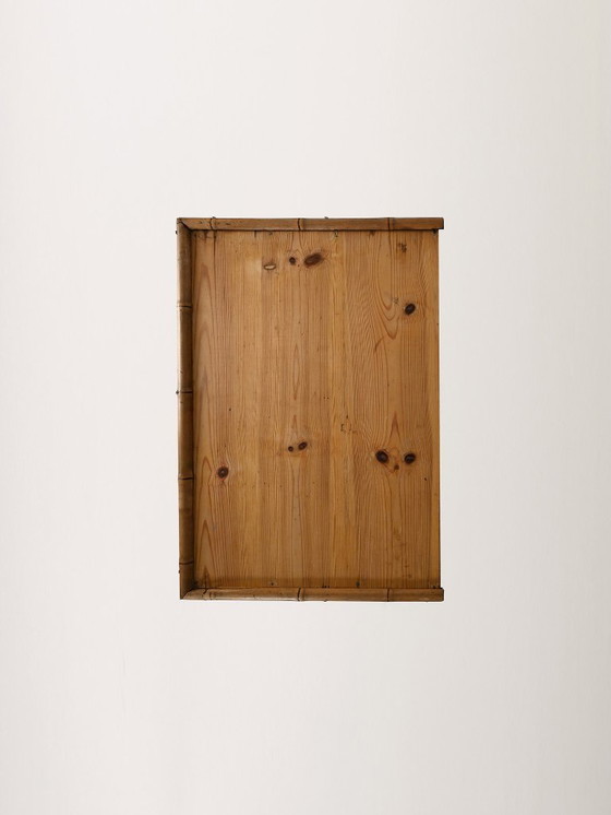 Image 1 of Cómoda de estilo colonial escandinavo en pino y bambú