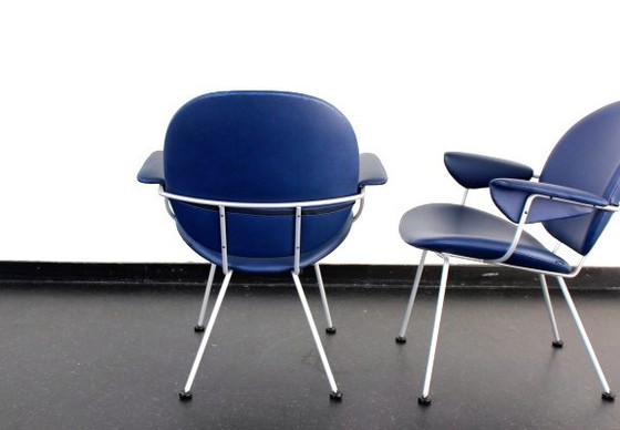 Willem H. Gispen Dutch Original ‘302’ Armchair for Kembo, Metal, Grey (photo 2 of 7)
