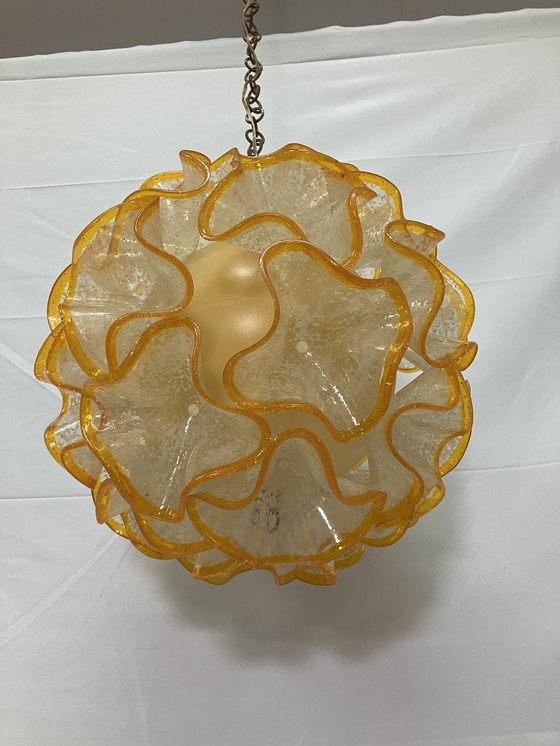 Image 1 of Lampada a sospensione italiana vintage con ciotole stampate in plastica