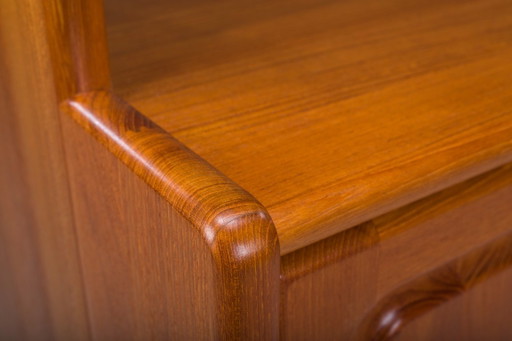 Deense Teak Boekenkast met Kast van Dyrlund, jaren 70 – boekenkasten, Wood (photo 2 of 10)