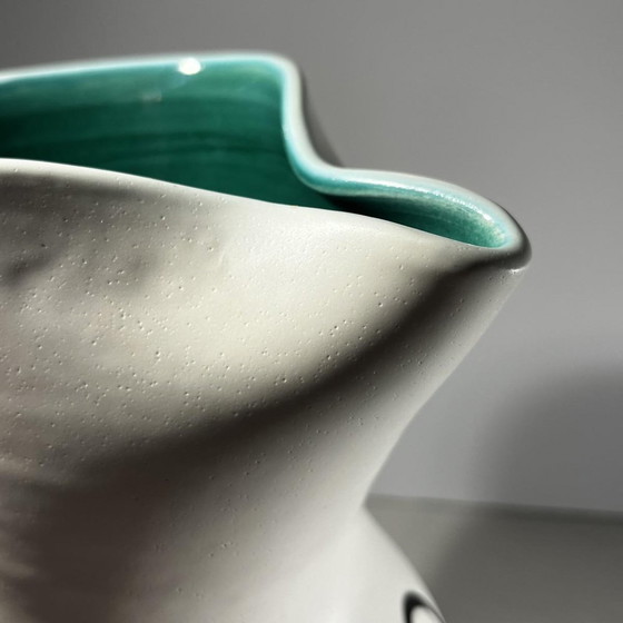 Pichet et Tasses en Céramique par André Baud pour Vallauris, années 1960, Set de 7 – Vaisselle, Ceramic (photo 6 of 14)