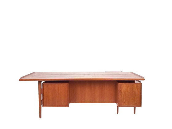 Image 1 of Arne Vodder Chefschreibtisch Modell 209 – Sibast, Dänemark, 1960