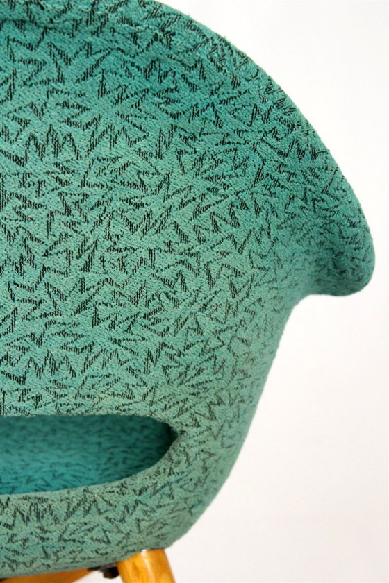 Armchairs by Miroslav Navratil for Tatra Nábytok, 1960s, Set of 2 – Textile, Wood (photo 14 of 22)