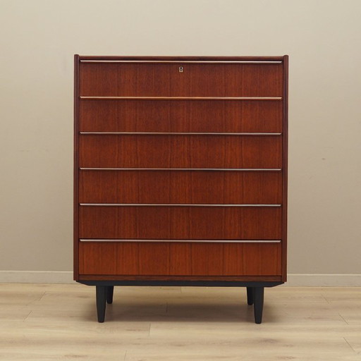 Teakhouten ladekast, Deens ontwerp, jaren 1970, vervaardigd in Denemarken