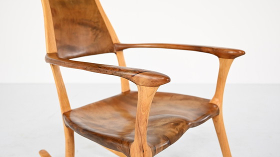 Image 1 of Donald Gordon, Rocking Chair in Kauri and Oak – New Zealand Studio Craft, 2004