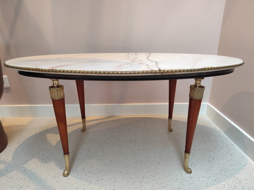 Table basse vintage, antique, rétro, style Empire français