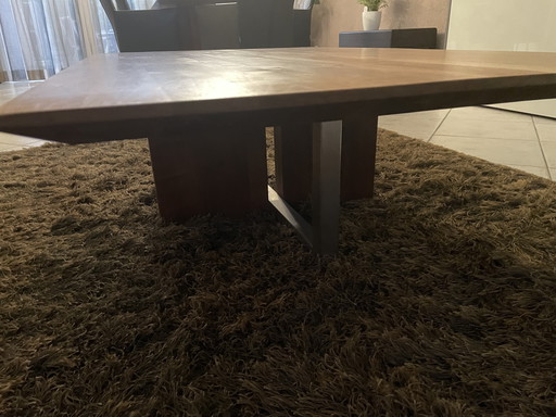 American walnut coffee table