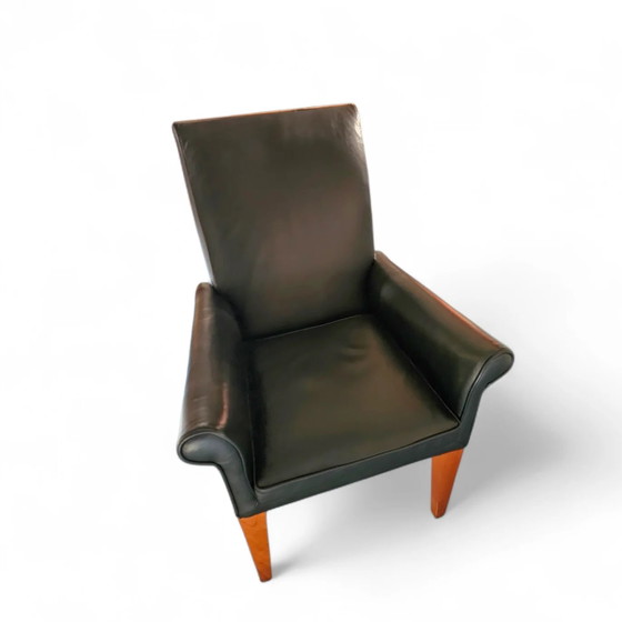 PARAMOUNT CHAIR BY PHILIPPE STARCK / black leather for Driade / 1989 – Adjustable recliner chair (photo 10 of 15)