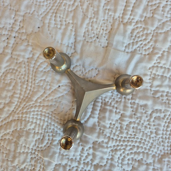 Coppia di portacandele modulari vintage Nagel S22 – Metal (photo 12 of 14)