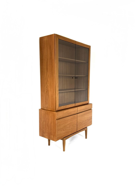 Image 1 of Vintage teak display case 'FA66', IB Kofod Larsen, Faarup Møbelfabrik '60