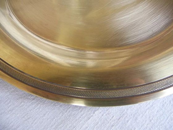 Image 1 of Servizio da caviale in ottone e vetro soffiato