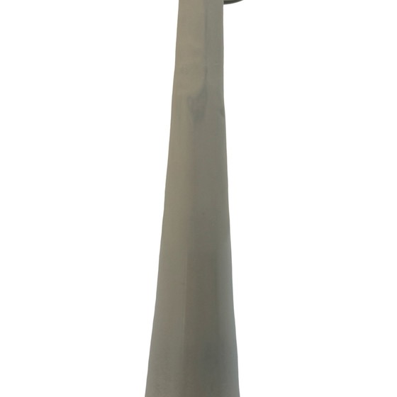 Image 1 of Pop Art / Space Age design - Mushroom lamp with white plexi shade and white metal base