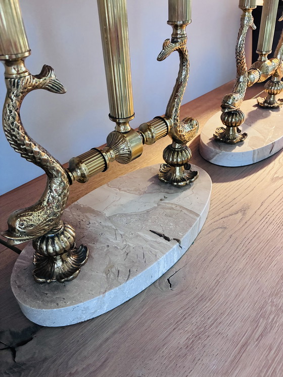 Image 1 of Set Hollywood Regency Tischlampen 