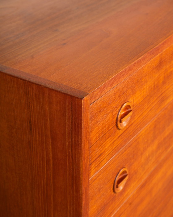 Image 1 of Mid Century 4 Drawers Danish Commode Made Of Teak