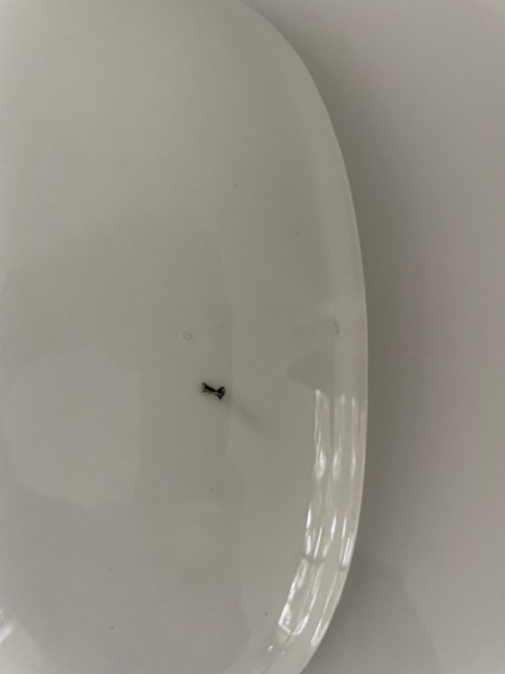 Image 1 of Vintage Gien France serving dish with pastel sections