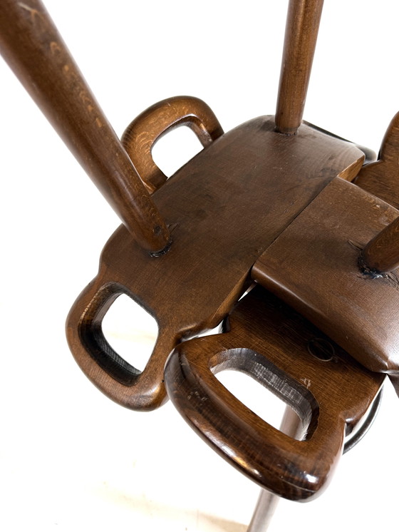 Image 1 of Set aus 2 brutalistischen Barhockern im Stil „Marbella“ aus den 60er Jahren