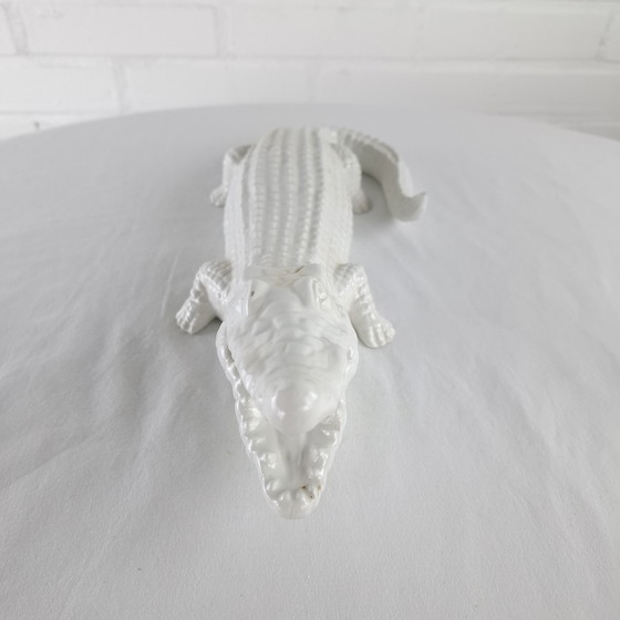 Image 1 of Statue de crocodile vintage