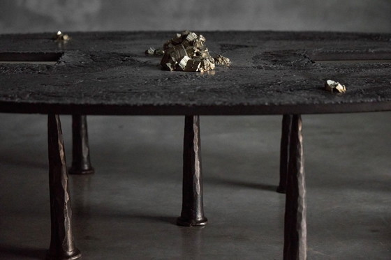 Image 1 of Thomas Serruys, Couchtisch im Stil des Brutalismus aus Eisen, Belgien, 2019