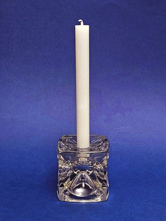 Image 1 of Candeliere a cubo di vetro Rudolf Jurnikl