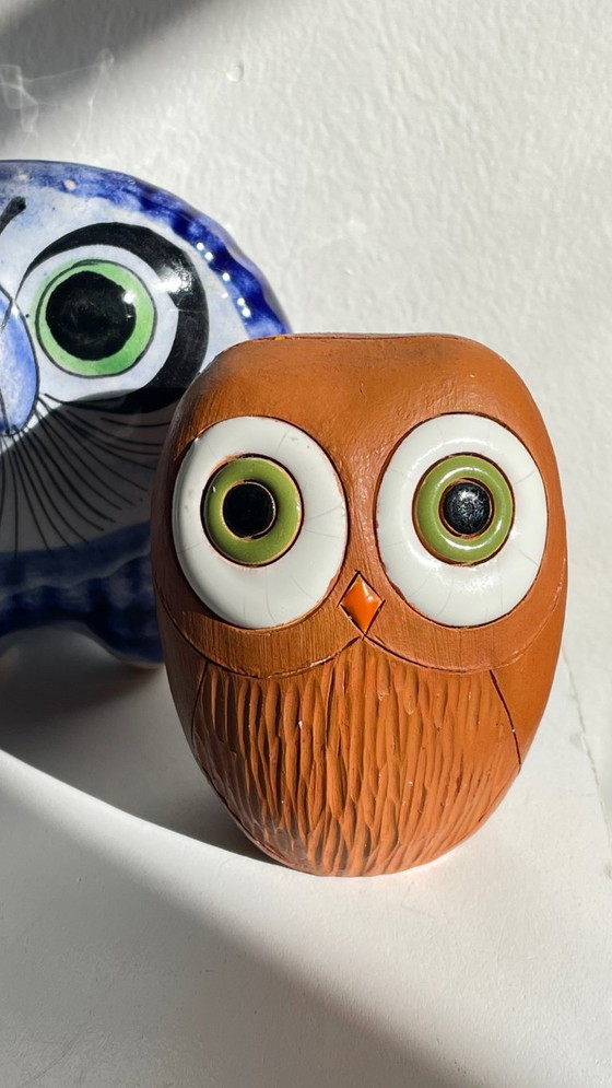 Image 1 of Gufi in ceramica vintage fatti a mano