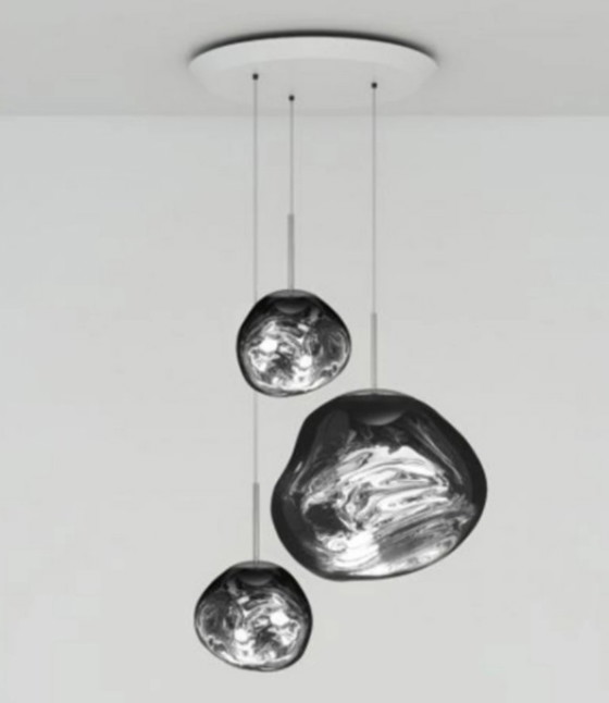 Image 1 of Tom Dixon Melt Trio Round – luxury design hanging lamp – eye-catcher