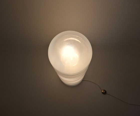 Image 1 of Lampada da terra Sfumato LT316 in vetro di Murano, disegnata da Carlo Nason per Mazzega, anni '70.