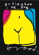 Herman Brood -- INGRESSO ARTISTA (su tela)