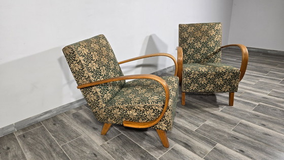 Image 1 of Set of Vintage Armchairs by Jindrich Halabala