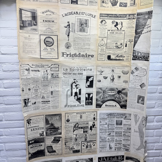 Image 1 of Handgemaakt Origineel vintage reclamebehang