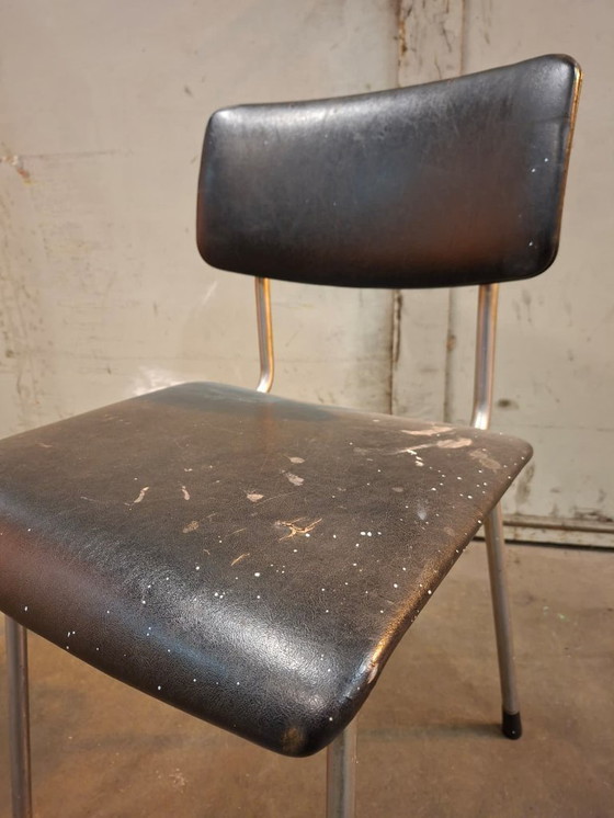 Image 1 of Vintage Gispen chair 1231 1960s black