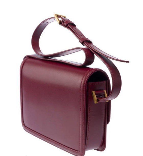 Image 1 of Sac YVES SAINT LAURENT en Cuir Bordeaux - 103446