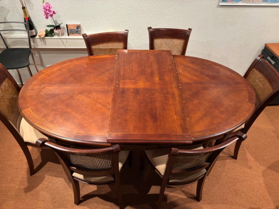 Image 1 of Magnifique table de salle à manger Ambitat avec 6 chaises