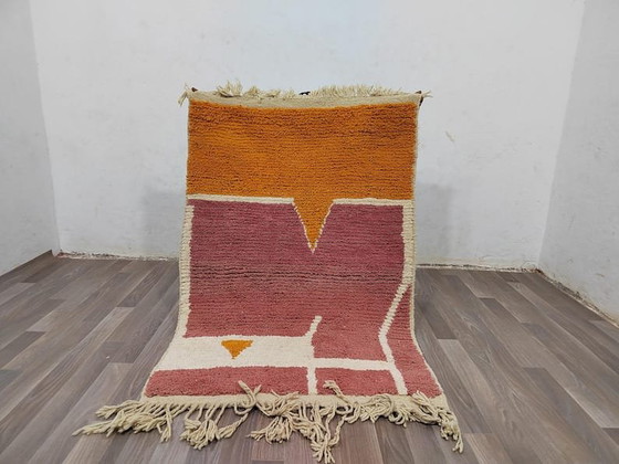 Alfombra bereber tradicional hecha a mano de pura lana de 1,5/2,5 m – Aime Té, Wool (photo 9 of 9)