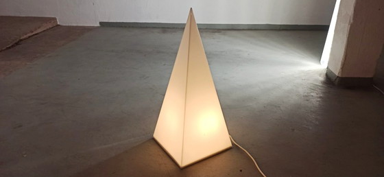 Image 1 of Vintage pyramid shaped floor lamp 