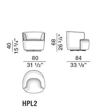Image 1 of Poltrona Elain Molteni&C