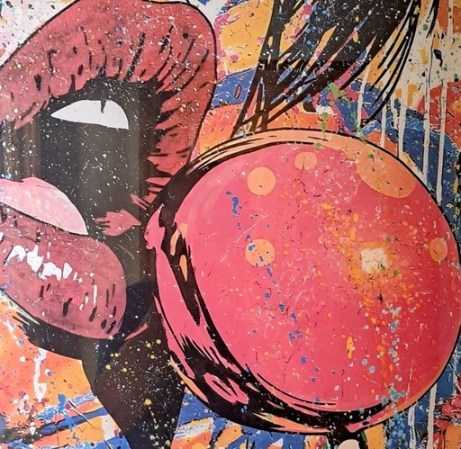 GONGAS - So Eager - Framed lithograph