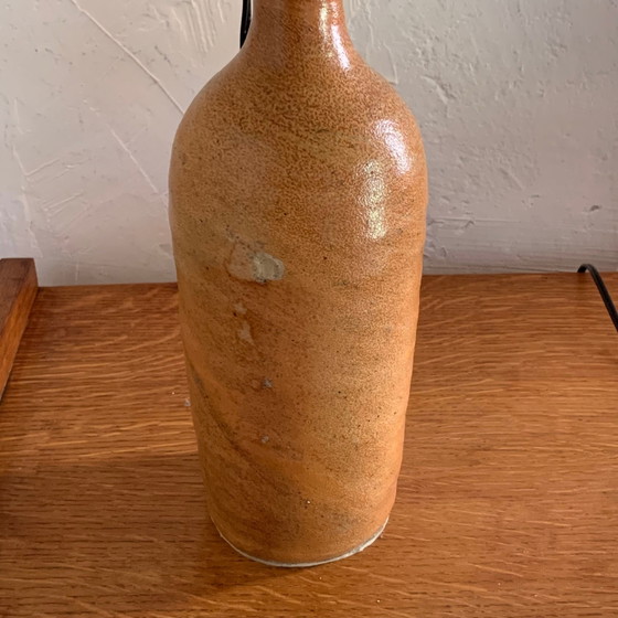 Image 1 of Vintage table lamp in glazed stoneware
