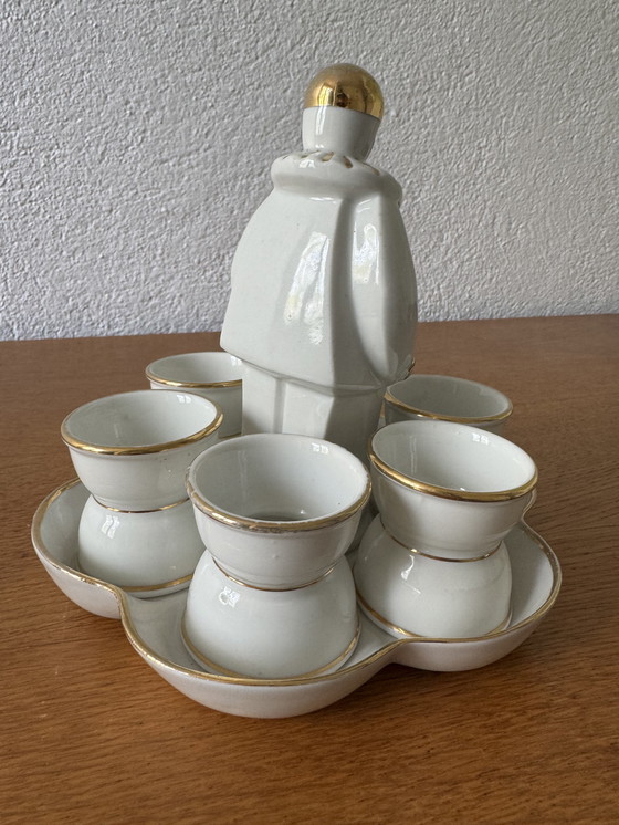 Image 1 of Service à Œufs en Porcelaine Robj Ancien