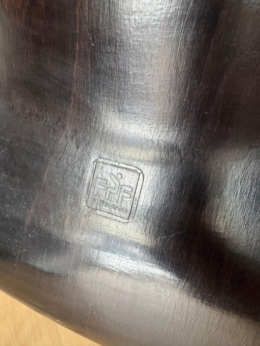 Silla apilable FLÖTTOTO Silla de comedor Pagwood MID Century