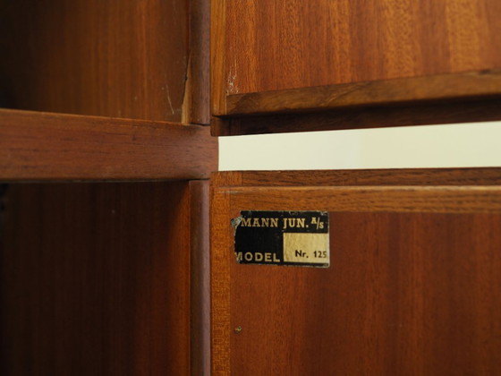 Image 1 of Armoire en teck, design danois, années 1970, fabricant : Omann Jun