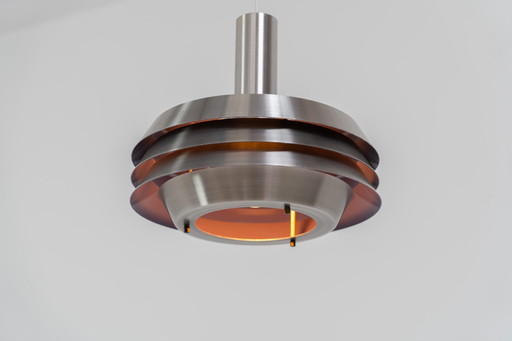 Beautiful pendant light by Lyskaer Belysning (Denmark, 1970s).