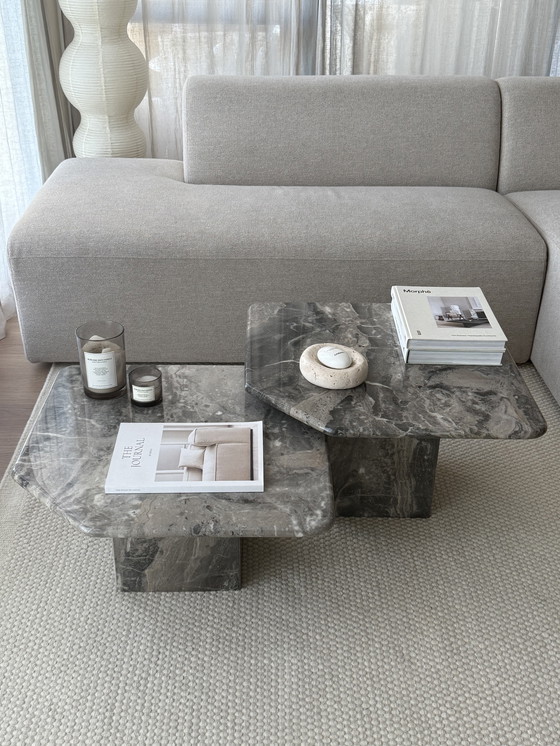 Image 1 of Tavolini da caffè in marmo d'epoca