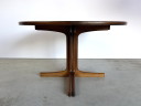 Mesa de comedor sueca extensible Mid-century de teca, años 60